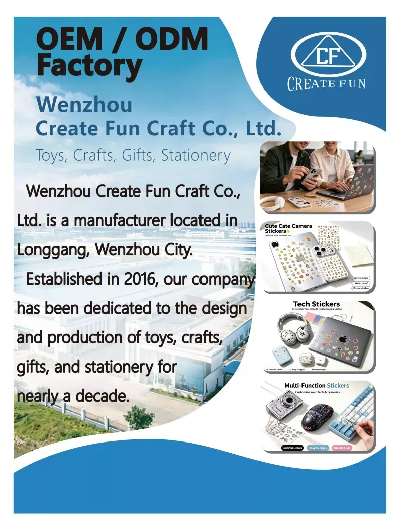 Wenzhou Create Fun Craft Co., Ltd. brilla all'Expo globale: un decennio di innovazione negli adesivi personalizzati e nei giocattoli fai-da-te