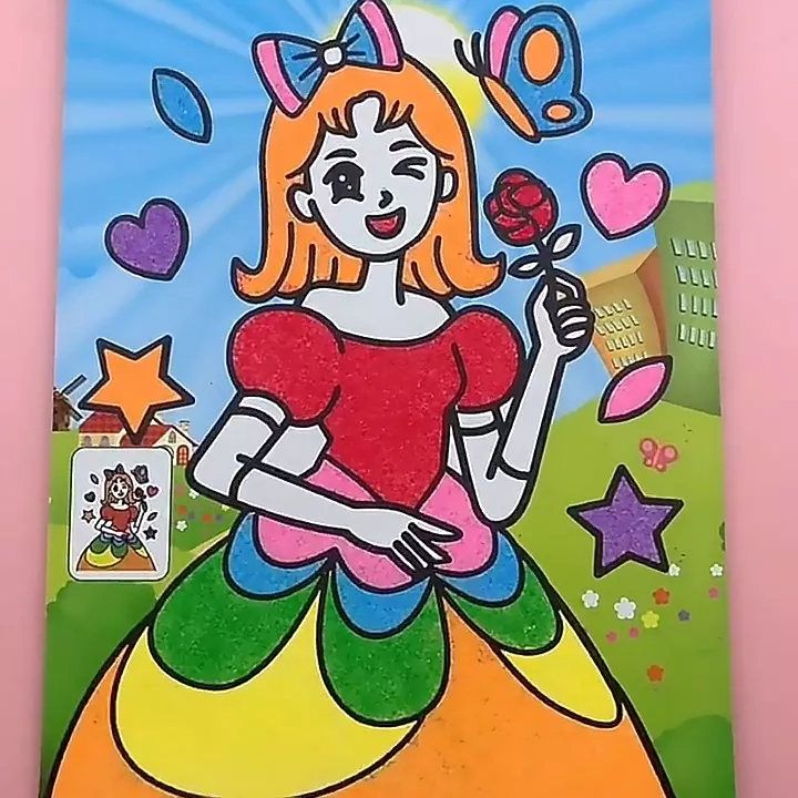 Giocattolo di arte della sabbia fai-da-te