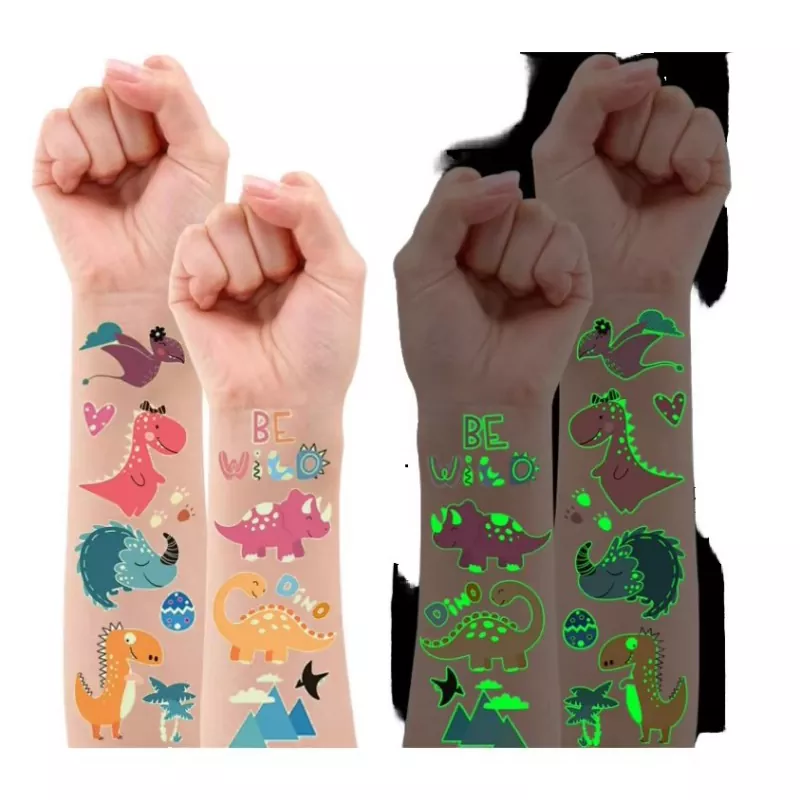 Adesivo del tatuaggio che si illumina al buio