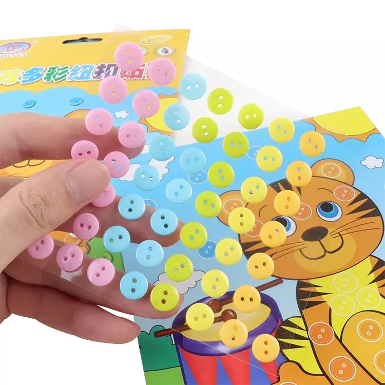 DIY Button Art Toy